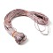 Laser PU Leather Cord, for DIY Jewelry Making, Flamingo, 2mm, about 98~100m/Bundle