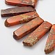 Dyed & Heated Natural Imperial Jasper Beads Strands G-M120-01-1