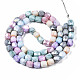 Cuisson opaque de perles de verre peintes EGLA-N006-008-A07-2