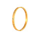 Bracelet en acier inoxydable doré avec micro pavé de zircone cubique pour femme UD7429-2-1