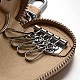 Shining Rectangle PU Leather Key Cases AJEW-M016-01-4