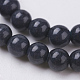 Chapelets de perles rondes en jade de Mashan naturelle G-D263-4mm-M-3