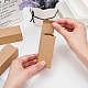 紙の厚紙箱  エッセンシャルオイルパッキングボックス  ギフト用の箱  長方形  砂茶色  9.1x3.7x3.6cm  展開：18.6x7.2x0.1cm CBOX-WH0003-17A-01-3