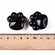 Фигурки из натурального обсидиана с отпечатками кошачьих лап DJEW-N003-03A-3