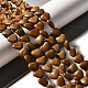 Натуральное дерево каменным кружевом бисер нитей G-R190-10mm-58-1