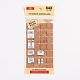 Etiquetas autoadhesivas de corcho de forma cuadrada DIY-WH0163-93B-3