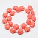 Synthetic Gemstone Coral Beads Strands CORA-L026-02-2
