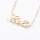 304 Stainless Steel Pendant  Necklaces NJEW-P224-23G-1