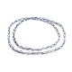 Electroplated Glass Beads Strands EGLA-H100-FR04-3