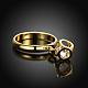 Модные латунные кубического циркония кольца для женщин RJEW-BB01819-7G-2