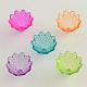 Transparent Acrylic Flower Bead Caps TACR-Q004-M01-1