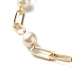 Glass Pearl Beaded Necklaces X1-NJEW-TA00005-5