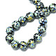 Spray Painted Non-magnetic Synthetic Hematite Beads Strands G-S352-83B-3