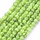 Spray Painted Glass Bead Strands GLAD-S075-6mm-29-1
