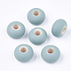 Perles en acrylique européens en caoutchouc OACR-T014-19D-1