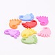 Baby shower ornements acryliques pieds de bébé pendentifs PAB215Y-2