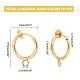 PandaHall Clip on Earring Converters KK-PH0002-75-4