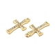 Подвески из сплава с хрустальными стразами ALRI-M019-04G-2