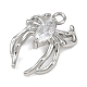 Подвески из латуни с прозрачным фианитом KK-L238-02P-2