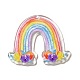 Orgullo arcoiris acrílico colgantes MACR-G059-01A-1