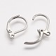 316 Surgical Stainless Steel Leverback Earring Findings X-STAS-P113-01-2