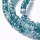 Chapelets de perles en verre peint par pulvérisation X-GLAA-A038-A-70-3