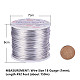 BENECREAT 18 Gauge(1mm) Aluminum Wire 492 FT(150m) Anodized Jewelry Craft Making Beading Floral Colored Aluminum Craft Wire - Silver AW-BC0001-1mm-02-4