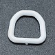 Clip di plastica cucibili ecologiche e set di anelli rettangolari KY-F011-08A-5