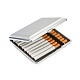Shining Square Alloy Cigarette Cases AJEW-L014-01-3