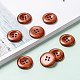 4-Hole Wooden Buttons X-WOOD-S040-38-1-6