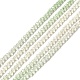 Fili di perle di vetro di colore sfumato trasparente GLAA-H021-01A-13-2