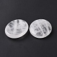 Oval Natural Quartz Crystal Thumb Worry Stone for Anxiety Therapy G-P486-03C-4
