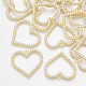 Colgantes de perlas de imitación de plástico abs PALLOY-T071-032-1