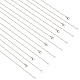 Nbeads 20 pz 304 catene portacavi in acciaio inossidabile set di collane per uomo donna NJEW-NB0001-10-1