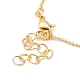 Rack Plating Brass Column & Ball Chain Necklace for Women NJEW-F311-07G-3