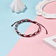 Bracelet cordon tressé en nylon BJEW-TA00138-2