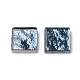 Cabochons de carreaux de mosaïque en cristal de verre galvanoplastie GLAA-G073-A01-2