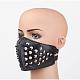 Punk Rock Style PU Leather Mouth Cover AJEW-D038-14-1
