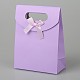 Bolsas de regalo de papel con diseño bowknot de la cinta X-CARB-BP024-M-2