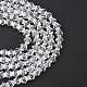 Chapelets de perles en verre bicone d'imitation de cristal autrichien GLAA-F029-4x4mm-13-2