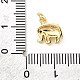 Латунные микро проложить кубического циркония подвески KK-Z135-04G-01-3