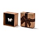 6 Stück quadratischen Karton Ring-Boxen für Festival Geschenke Verpackung X-CBOX-C011-6-4