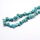 Chapelets de perles en turquoise synthétique X-G-O049-B-43-3