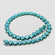 Synthetic Howlite Bead Strands G-P228-13-12x12mm-2