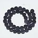 Synthetic Blue Goldstone Beads Strands G-T122-03S-2