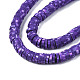 Handmade Polymer Clay Beads Strands CLAY-R089-6mm-161-3