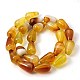 Natural Agate Beads Strands G-G319-10x16mm-01-2