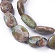 Chapelets de perles en opale vert naturel G-F607-03-B-3