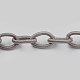 Lazo de cadenas portacables de seda hechas a mano de color gris X-EC-A001-10-2
