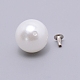 Rivetti di perle imitazione abs FIND-WH0053-78B-04-1